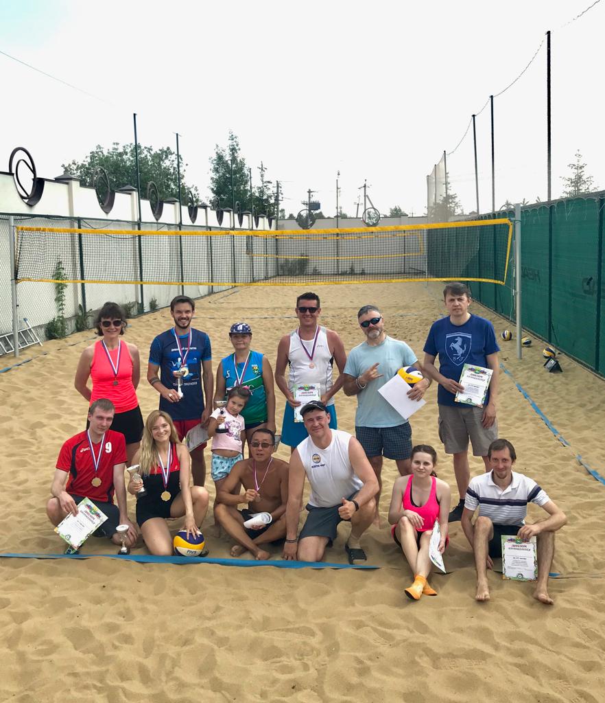 Открытый турнир по пляжному волейболу, в рамках спортивного праздника, посвященного «Дню России»