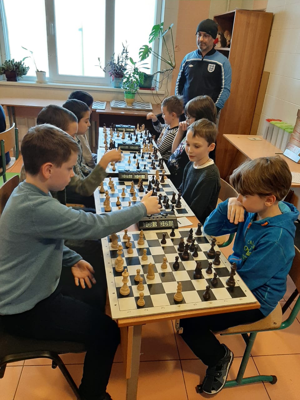 Командные соревнования по шахматам между сборными Сосенского центра спорта и районного шахматного клуба «Триумф»