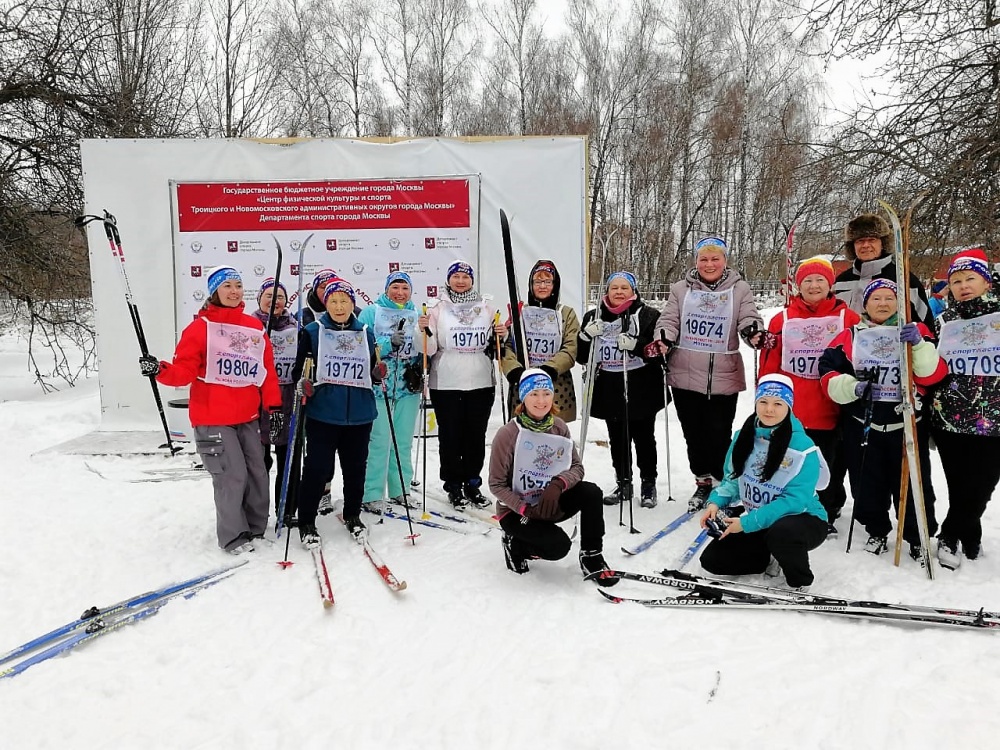 Соревнования по лыжным гонкам в рамках Всероссийской массовой акции «Лыжня России-2019»